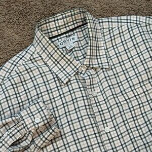 Orvis Men's Checkered Shirt - Green and Brown